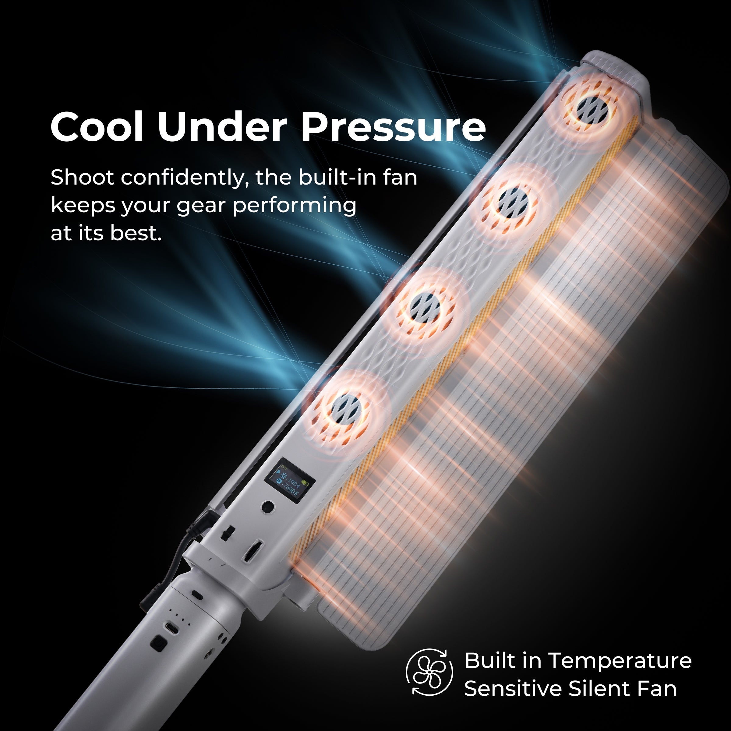 Digitek (DSL-1000 RGB) Portable RGB LED Stick Light 100W